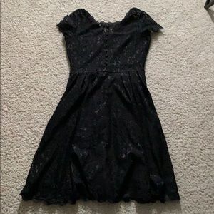 Black lace dress